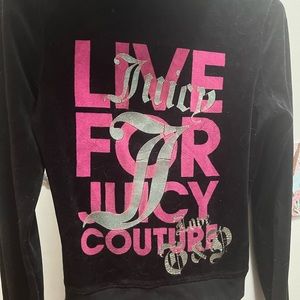 Juicy Couture Velour Zipup Hoodie